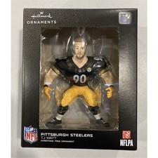 T. J. Watt Ornament Hallmark New Christmas Pittsburgh Steelers NFL  picture
