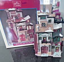 Harvest Crossing Pine Valley Logging Co. Porcelain Lighted House 2001 with Box picture