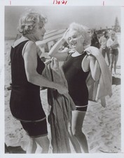 Marilyn Monroe Jack Lemmon Some Like It Hot 1959 Beach CA - c1980s Photo picture