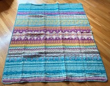 Greenland Home Southwest Siesta Throw 50 x 60  cotton quilted multi color New picture