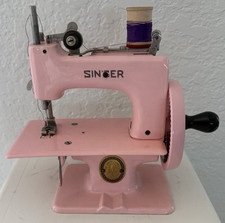 SINGER 20-10 Sew Handy 1955 Powder Coated Pink, Pink is Very Close to my Heart picture