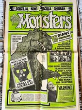 55021: STANLEY PUBLICATIONS THE MONSTER TIMES #1 VG Grade picture