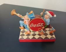 Jim Shore Coca-Cola Merry Musicians, 2017, Elves With Drum, Very Cute picture