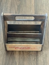 Rare Vintage Wooden Coke Bottle 6 pk Carrier RARE FIND Coca-Cola picture