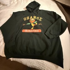 NEW Disney The Orange Bird EST. 1971 Glidan Hoodie 3XL Heavyweight Forest Green picture