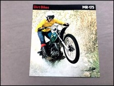 1975 Honda MR-175 Motorcycle Dirt Bike Vintage Sales Brochure Spec Folder picture