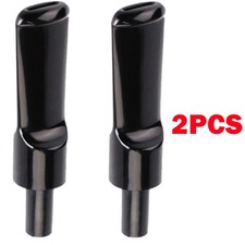 2Pc Straight Smoking Pipe Mouthpiece Replacement Pipe Stem For Tobacco Pipe USA picture