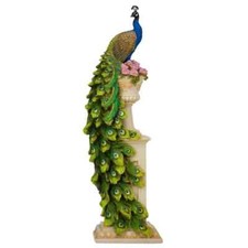 Veronese Figurine 'Peacock' 34 cm elegant and beautiful bird picture