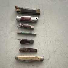 Lot of 7 Misc. Pocket Knives Vintage and Modern picture