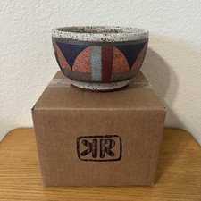RARE K+R Kat And Roger Ceramic Planter Bowl Hand-Thrown Mid Century Modern MCM picture