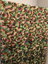 Vintage Chiffon Sheer Fabric Material Light Airy 45” X 3 1/2 Yd A24 picture