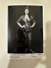 Photo theatre AUTOGRAPH ADELINA SCARABELLI Magic Flute Teatro Alla Scala 1984 picture