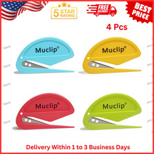 4 Pack Letter Opener Envelope Slitter - Ergonomic ABS Grip, Hidden - NEW - USA.. picture