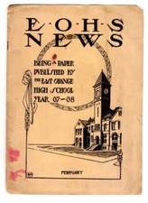 E-O-H-S News, Being A Paper Published by the East Orange High Sch February 1908 picture