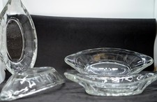 Vintage Glass Banana Split Dishes picture