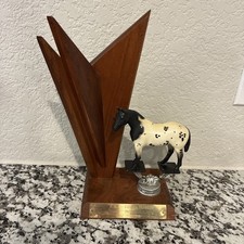 Vintage 1967 Breyer POAC Trophy Dallas Texas Fleck Arabian Stallion Appaloosa picture