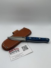 Bark River Knives Bushcrafter Blue & Black Sure Touch CPM3V picture