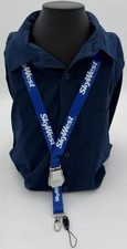 SkyWest Airlines Seat Belt Lanyard Boeing Airbus Embraer CRJ E175 Blue picture
