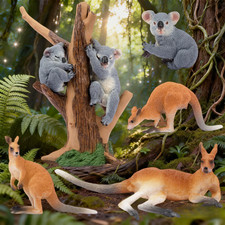Toymany 7pcs Australian Wildlife Animal Figurine  Koala Collectible  Toy Set picture