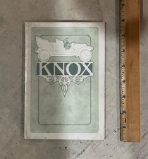 1907 Knox Automobile Co. | Sales Brochure | Waterless Gasolene Cars | Original picture