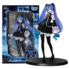 Hatsune Miku Project DIVA Future Tone Black Dress 17cm Anime Figure Toy No Box picture