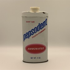 Pepsodent Ammoniated Tooth Powder Giant Size 4 oz Advertising Tin picture