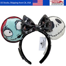 Hairband Disney-Park's Nightmare Before Christmas Sally Jack Ears Headband picture