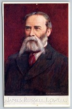 James Russell Lowell Men Of Letters Series III Postcard Tuck Oilette 9557 picture