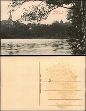 Postcard Leisnig An der Mulde 1914 picture