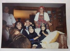 VTG 1993 Found Photograph Original Photo Halloween Costumes Kids Grandma  picture