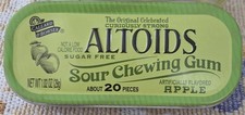  Rare Altoids Sour Chewing Apple Gum (EMPTY TIN) Collectible picture
