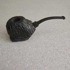 Vintage Jeantet France Rusticated Finish Briar Tobacco Pipe-5