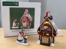 Dept 56 Alpine Village Christmas Market Gingerbread Booth 807296 Retired New picture