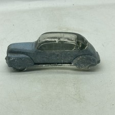 Vintage Light Blue Painted Glass Car Candy Container 5” 2 picture