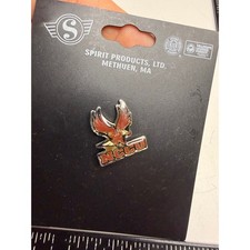 NCCU Eagles Lapel Pin North Carolina Central University Spirit Products Red Gold picture