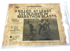 Boston Marathon Bombing Newspaper Headline ￼ picture