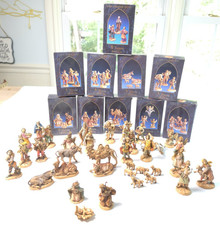 RARE Fontanini Nativity 35 Pc 10 Boxes 3.5 inch Figures picture