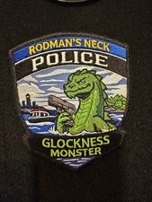 NYPD Glockness Monster Morale Patch 5 Inch New York City Police Rodman's Neck picture