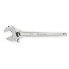 adjustable wrench 18 in. large jaw knurl hex tapered handle home repair shop new picture