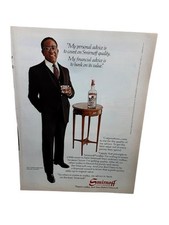 1982 Smirnoff Vodka Vintage Ad Count on Quality Bank on Value Bar Print picture