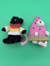 Lot Of 2 Retired Boyds Bears: Midnight C Sneakypuss & C.D. Peeker With Tags picture