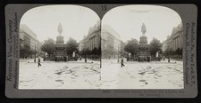 Berlin Germany 1926 University Square Unter den Linden Statue Stereograph picture