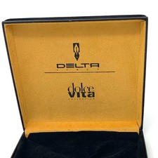 Delta Dolce Vita Collection Pen Box Velvet Presentation Box ONLY-VTG Early 2000s picture