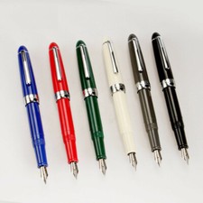 6PCS/6 Colors Jinhao 992 Plastic Fountain Pen Screw 0.5mm Nib Students Gifts #MJ picture