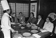 Jacques Dutronc In A Restaurant 1978 Historic Old Photo 1 picture