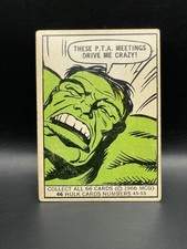 1966 Donruss Marvel Super Heroes #46 Hulk Trading Card picture