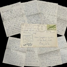 1944 WWII South Pacific Soldier Love Letter MISERABLE LIFE Army Censored APO 25 picture