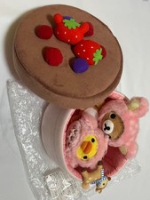 Rilakkuma Lawson Loppi 2013 Cake BOX Plush Set Kiiroitori San-X Japan Rare New picture