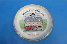 Sharon CT Fire Department 1972 Cigarette Smoking Ashtray New Milford Bank picture