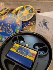 Vintage 1997 Wonderful World of Disney Trivia Game Mattel Complete Film Tin picture